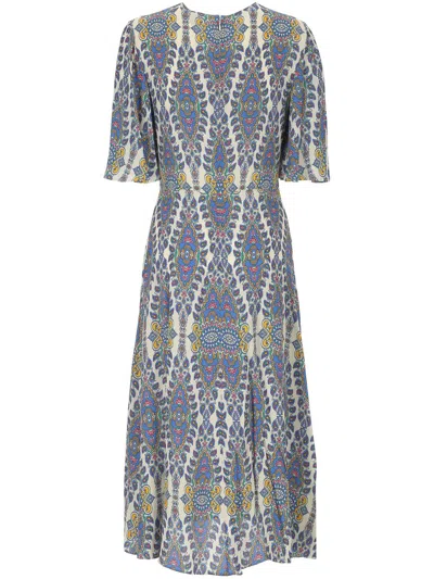 Etro Paisley-printed Dress In Multicolour