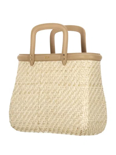 Rodo Vimini Tote Bag In Brown