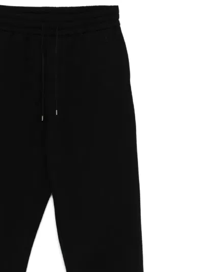Saint Laurent Black Cotton Trousers In Black