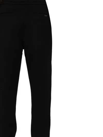 Saint Laurent Black Cotton Trousers In Black