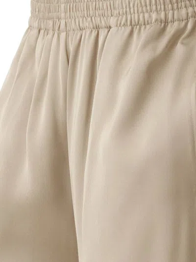 Fabiana Filippi Trousers Wide Leg Elastic Waistband In Multicolor