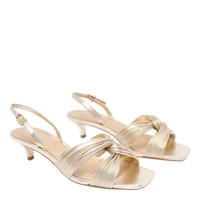 Michael Kors Sandals In Gold