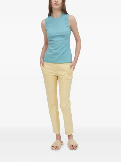 Rosetta Getty Crew-neck Tank Top In Blue