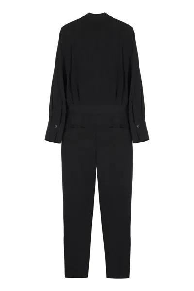 Equipment Women's Benilde Shirt Jumpsuit In Black