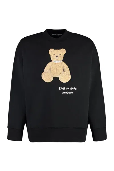 PALM ANGELS PALM ANGELS COTTON CREW-NECK SWEATSHIRT 