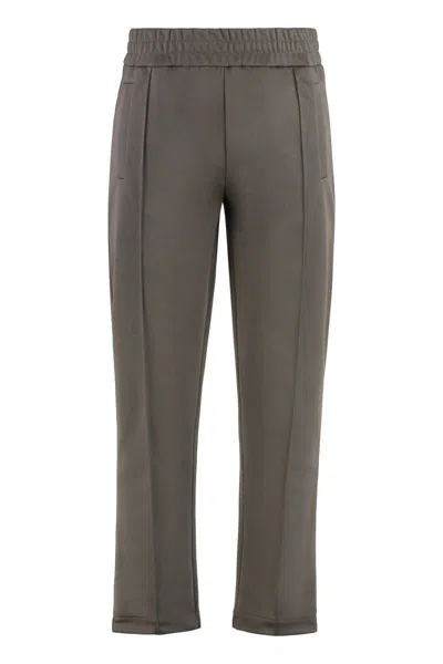 Palm Angels Techno Fabric Track Pants In Green