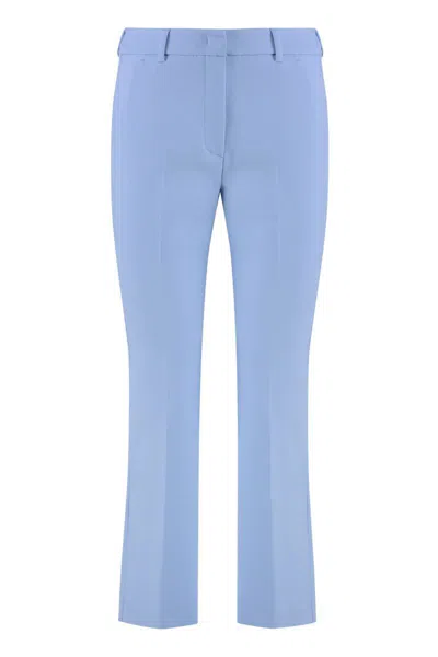 Weekend Max Mara Rana Tailored Trousers In Blue