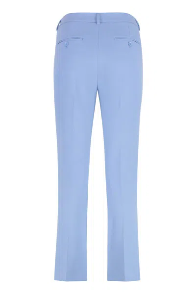 Weekend Max Mara Rana Tailored Trousers In Blue