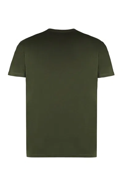 Dsquared2 Cotton Crew-neck T-shirt In Green