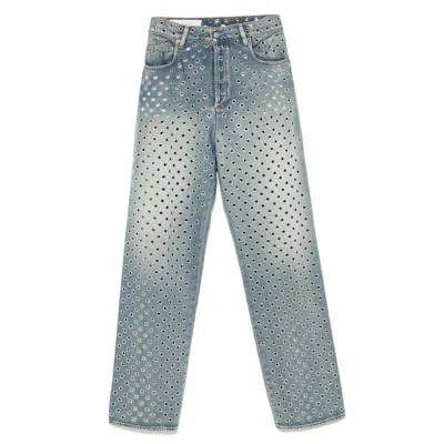 Golden Goose Denim Straight-leg Jeans In Multicolor