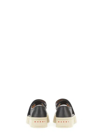 Shop Marni Mary Jane Sneaker In Black