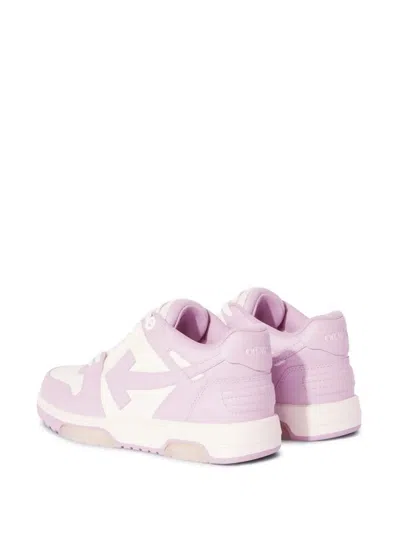 Off-white Out Of Office Sneakers In Lavander - White