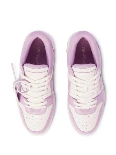 Off-white Out Of Office Sneakers In Lavander - White