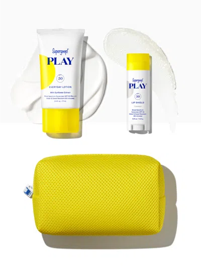 Supergoop Work Hard Play Hard Spf Set Sunscreen !