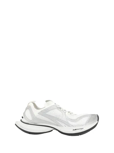 Balenciaga Circuit Canvas Low-top Sneakers In White