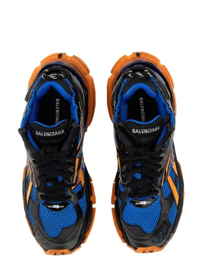 Balenciaga Runner Sneakers In Mesh And Nylon In Multicolour