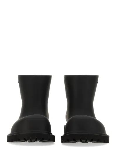 Balenciaga 55mm Steroid Rubber Boots In Black