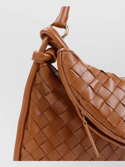 Bottega Veneta Medium Gemelli Leather Shoulder Bag In Metallic