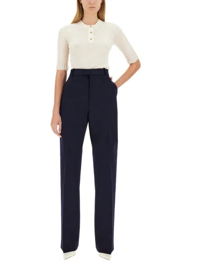Bottega Veneta Women Tailored Pants In Blue