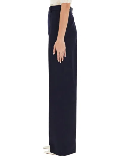 Bottega Veneta Women Tailored Pants In Blue