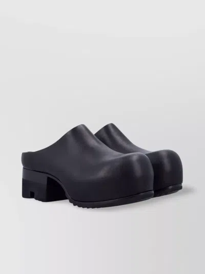 Rick Owens Mule With Chunky Sole And Closed Back