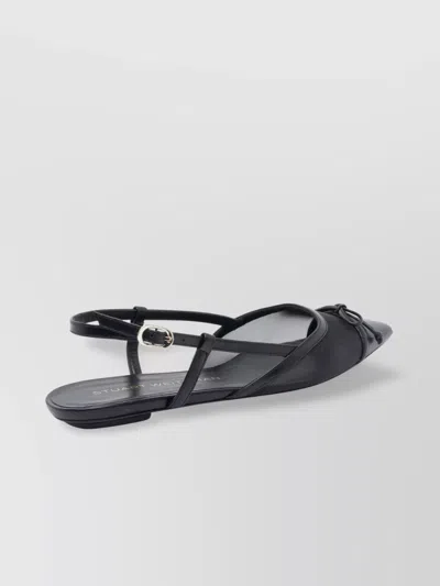 Stuart Weitzman Mid Heel Ballerina Shoes With Pointed Toe