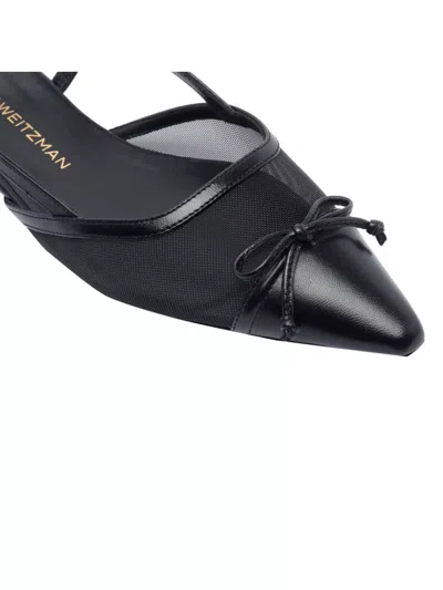 Stuart Weitzman Mid Heel Ballerina Shoes With Pointed Toe