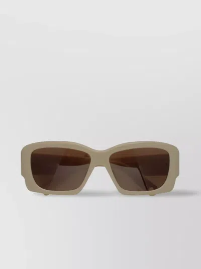 Jacquemus Cruise Style Rectangular Frame Sunglasses In Neutrals