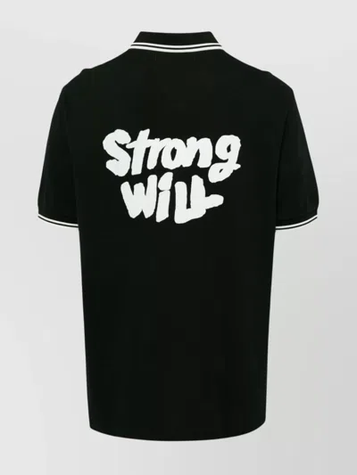 Comme Des Garçons Polo Comme Des Garons Shirt X Fred Perry In Black