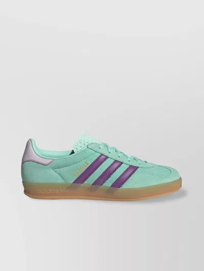 Adidas Originals Sneaker Gazelle Indoor Clear Mint/active Purple/ice Lavender In Cyan