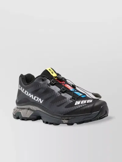 Salomon Streamlined Black Sneakers With Rugged Outsole And Breathable Upper