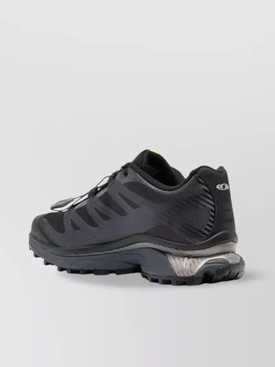 Salomon Streamlined Black Sneakers With Rugged Outsole And Breathable Upper