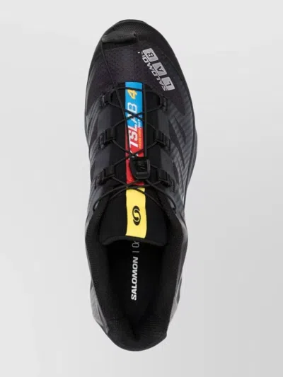 Salomon Streamlined Black Sneakers With Rugged Outsole And Breathable Upper