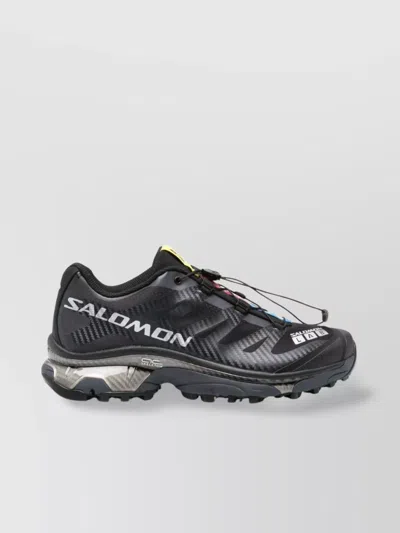 Salomon Streamlined Black Sneakers With Rugged Outsole And Breathable Upper