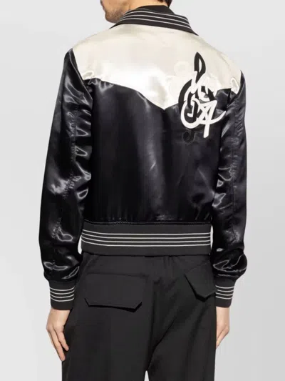 Amiri Ma Music Note Blouson In Black