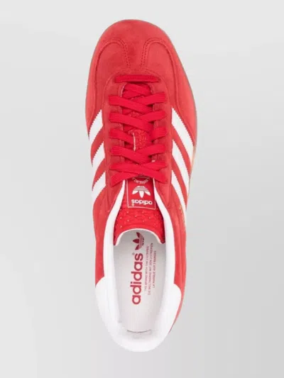 Adidas Originals Gazelle Indoor Sneakers In Red