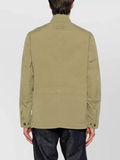 Barbour Giacca Leggera Corbridge Utility Con Tasche In Cotone In Brown