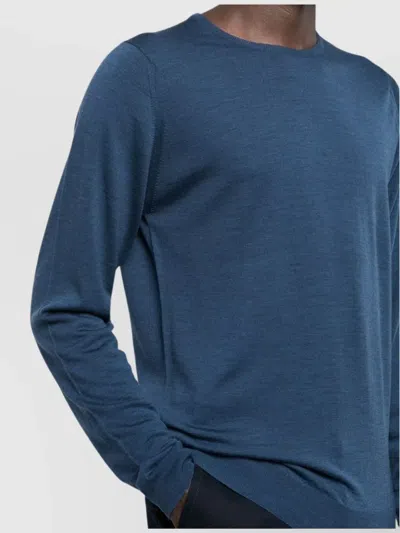John Smedley Marcus Extra Fine Merino Wool Jumper Clothing In Blue