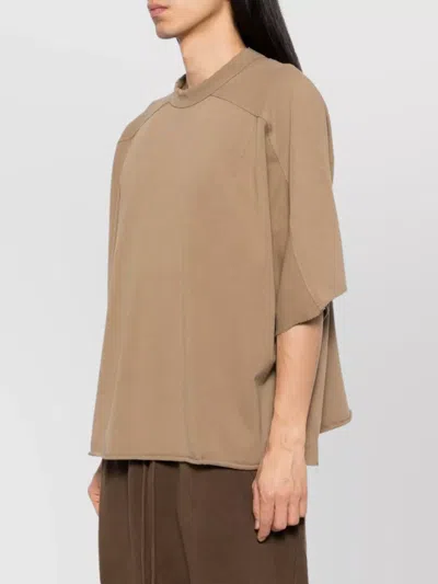 Entire Studios Heavy Crew Neck T-shirt In Brown