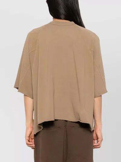 Entire Studios Heavy Crew Neck T-shirt In Brown