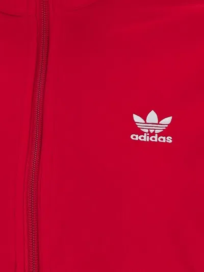 Adidas Originals Adidas Adicolor 3-stripes Knit Track Jacket In Better Scarlet