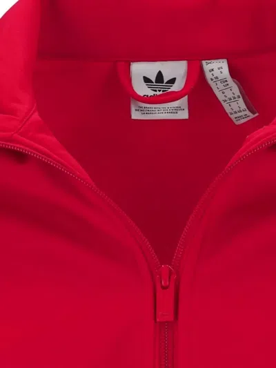 Adidas Originals Adidas Adicolor 3-stripes Knit Track Jacket In Better Scarlet