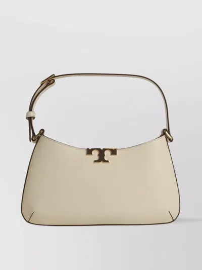Tory Burch 'eleanor' Structured Leather Bag In White