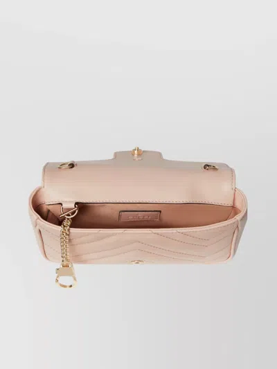 Gucci Mini Quilted Shoulder Bag In Pink