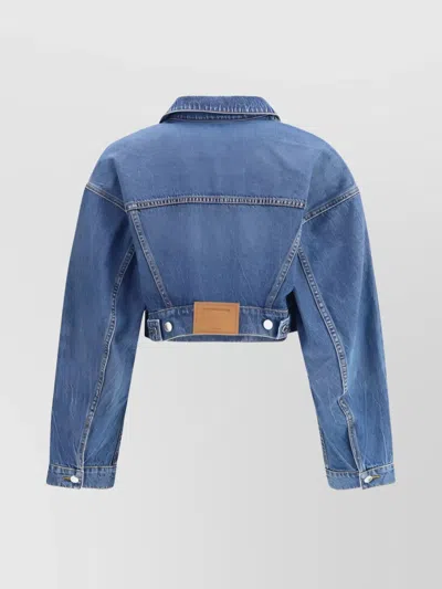 Alexander Wang Denim Jacket In Blue