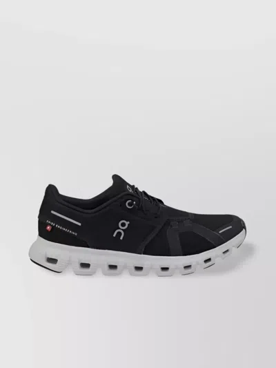 On Lightweight Mesh Sneakers With Reinforced Toe In Black