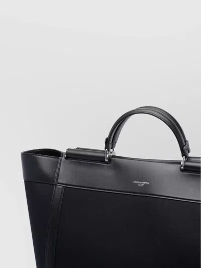 Dolce & Gabbana Panama Bag In Black