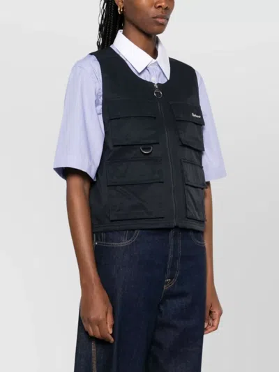 Barbour Utility Vest Multiple Pockets In Black
