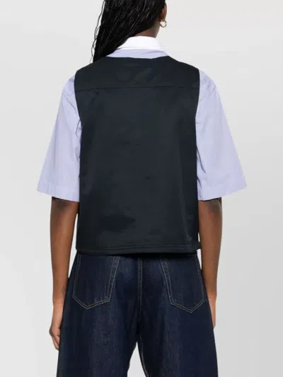 Barbour Utility Vest Multiple Pockets In Black