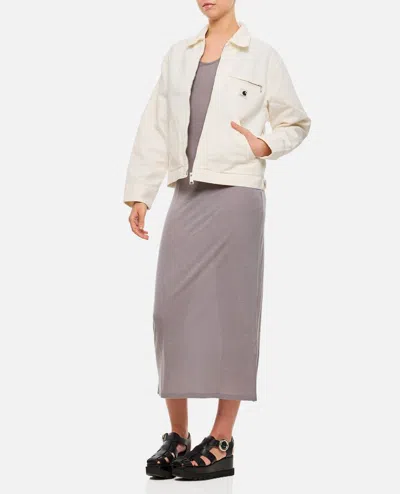 Carhartt Drewe Jacket With Heart Logo In White